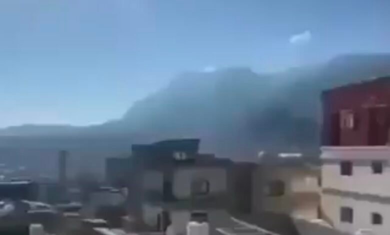 مشهد من مدينة تعز اليمنية