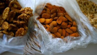 مجموعة مكسرات طبيعية - صورة رمزية لموضوع التغذية